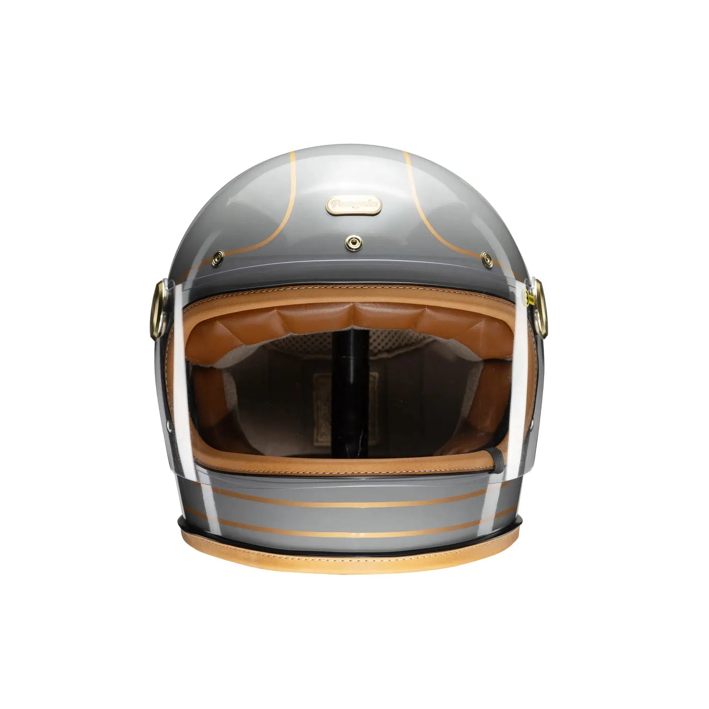 Penguin Headmaster Cafe Racer Retro Motorcycle Helmet DOT Certified - Savile Speed Co. - Retro Motorcycle Helmet, cafe racer