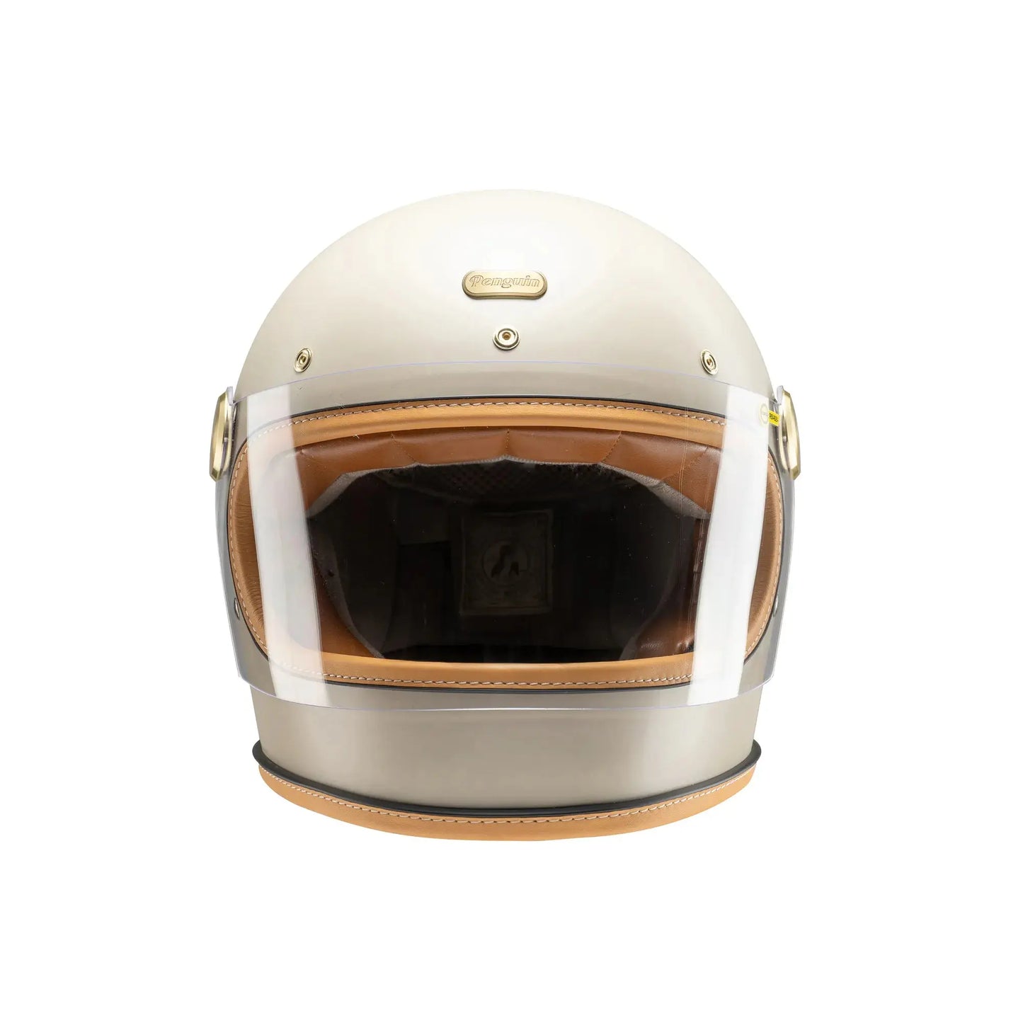 Penguin Headmaster Cafe Racer Retro Motorcycle Helmet DOT Certified - Savile Speed Co. - Retro Motorcycle Helmet, cafe racer