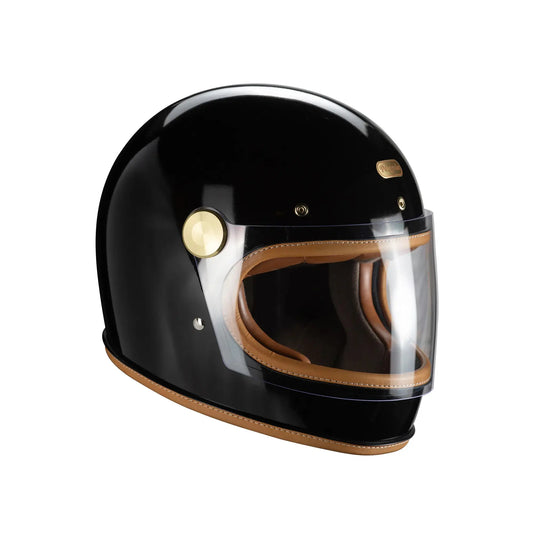 Penguin Headmaster Cafe Racer Retro Motorcycle Helmet DOT Certified - Savile Speed Co. - Retro Motorcycle Helmet, cafe racer