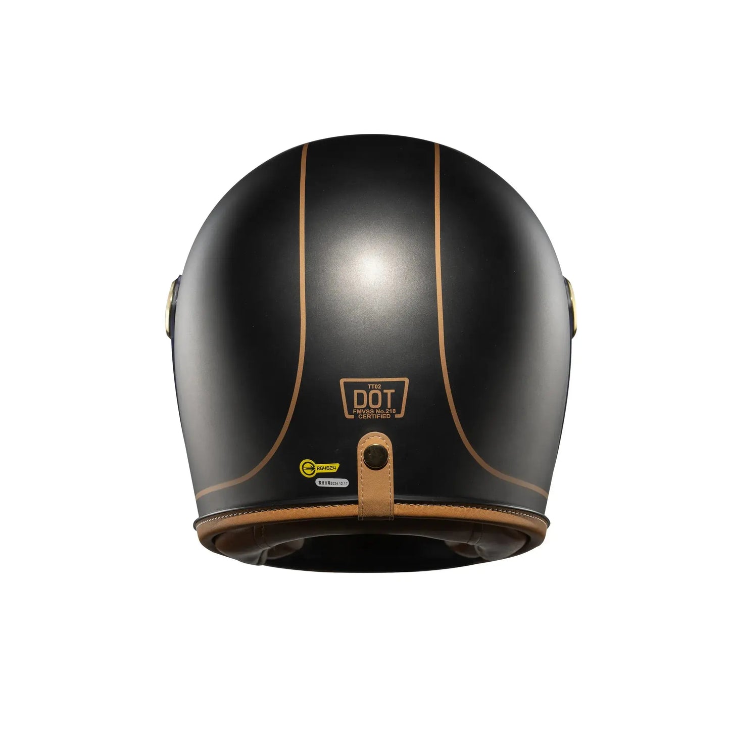 Penguin Headmaster Cafe Racer Retro Motorcycle Helmet DOT Certified - Savile Speed Co. - Retro Motorcycle Helmet, cafe racer