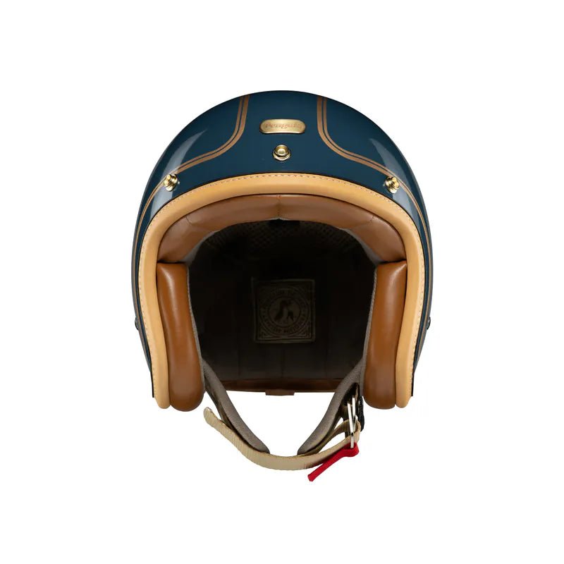 PENGUIN Magellan Open Face Retro Motorcycle Helmet DOT Certified - Savile Speed Co.