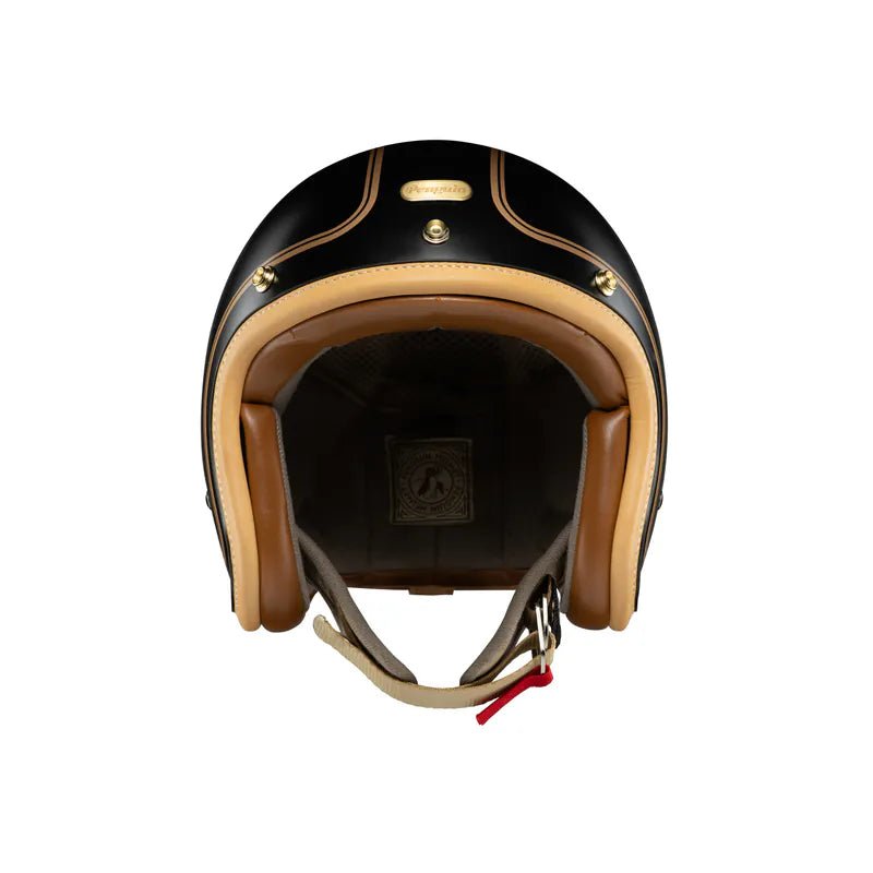 PENGUIN Magellan Open Face Retro Motorcycle Helmet DOT Certified - Savile Speed Co.