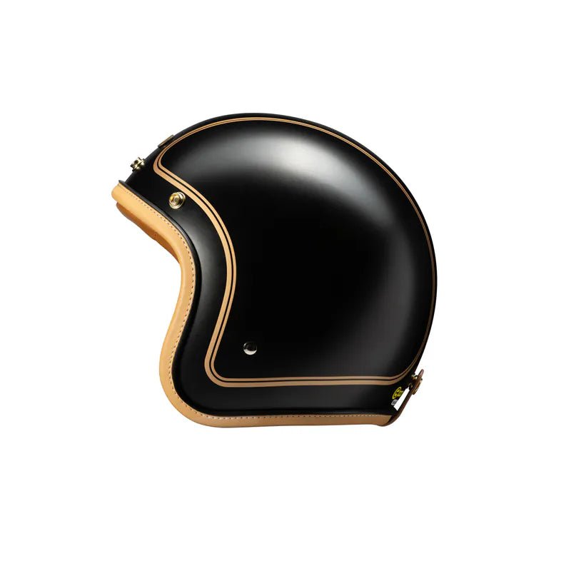 PENGUIN Magellan Open Face Retro Motorcycle Helmet DOT Certified - Savile Speed Co.