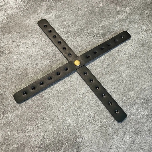 Savile Speed Retro Motorcycle Leather X Strap Headlight Savile Speed Co.