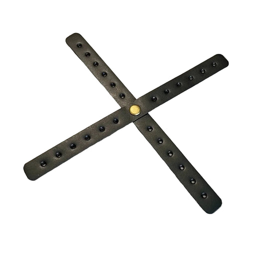 Savile Speed Retro Motorcycle Leather X Strap Headlight Savile Speed Co.