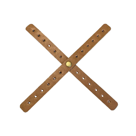 Savile Speed Retro Motorcycle Leather X Strap Headlight Savile Speed Co.