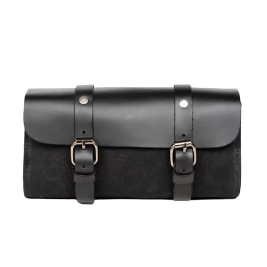 Savile Speed Waxed Canvas Retro Motorcycle Tool Bag Utility Bag - Savile Speed Co. - motorcycle tool bag, utility bag