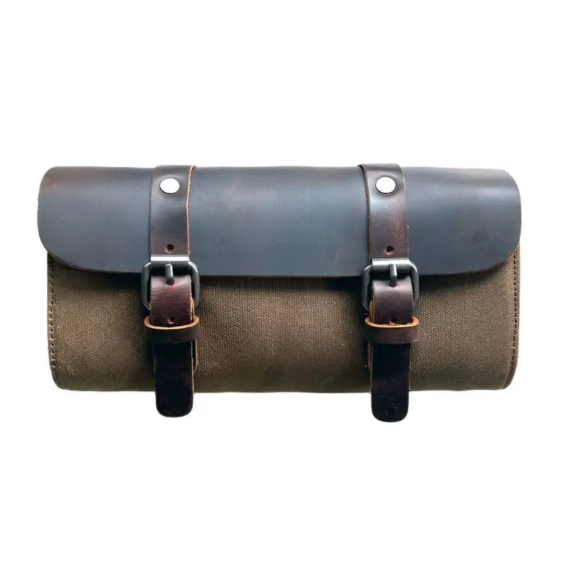 Savile Speed Waxed Canvas Retro Motorcycle Tool Bag Utility Bag - Savile Speed Co. - motorcycle tool bag, utility bag