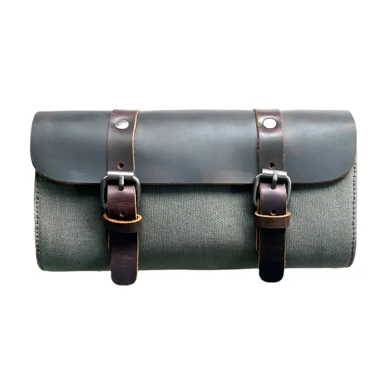 Savile Speed Waxed Canvas Retro Motorcycle Tool Bag Utility Bag - Savile Speed Co. - motorcycle tool bag, utility bag