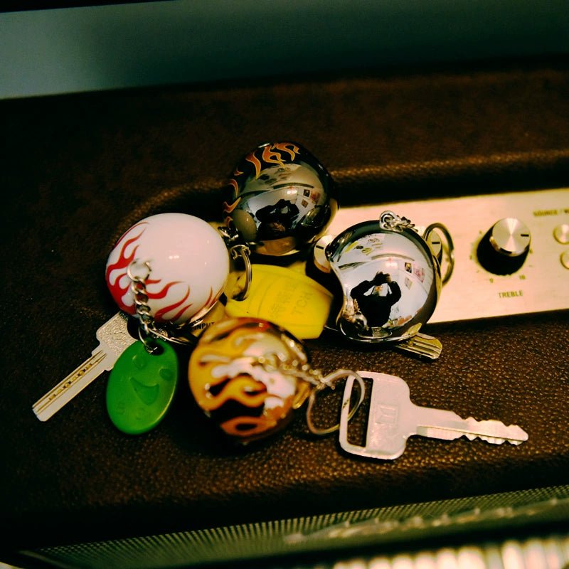 Savile Speed Vintage 3/4 Helmet Keychain - Savile Speed Co.