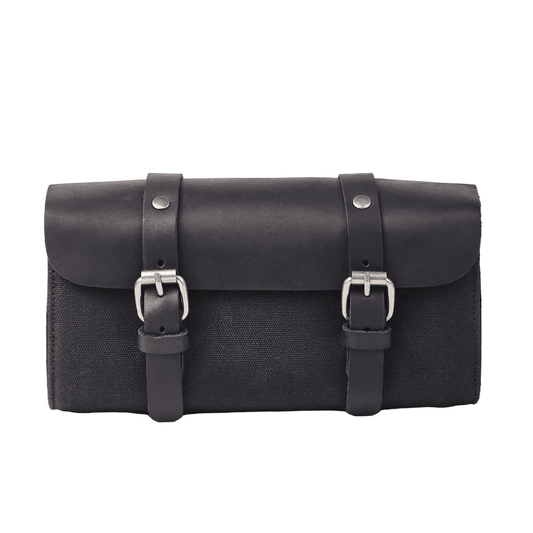 Savile Speed Waxed Cotton Retro Motorcycle Tool Bag Utility Bag - Savile Speed Co.