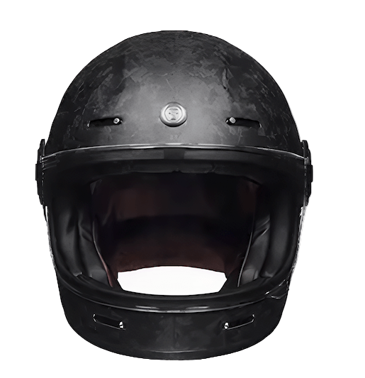 TORC Newport T1 Retro Motorcycle Helmet Carbon Series DOT/ECE - Savile Speed Co.