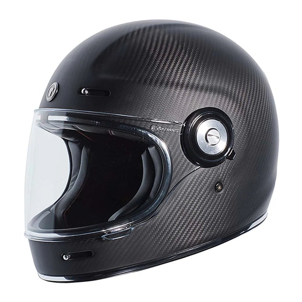 TORC Newport T1 Retro Motorcycle Helmet Carbon Series DOT/ECE - Savile Speed Co.
