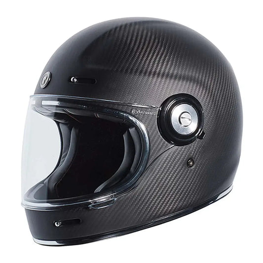TORC Newport T1 Retro Motorcycle Helmet Carbon Series DOT/ECE Savile Speed Co.