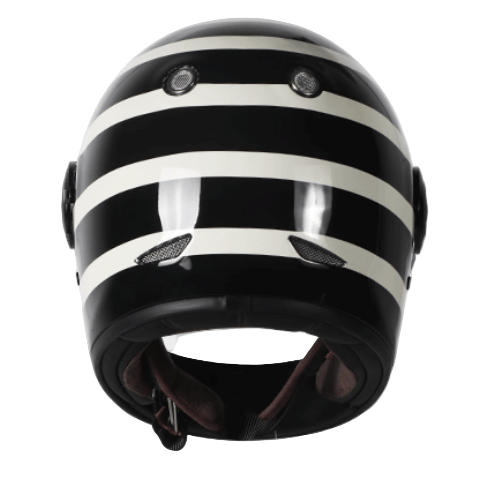 TORC Newport T1 Retro Motorcycle Helmet Carbon Series DOT/ECE - Savile Speed Co.
