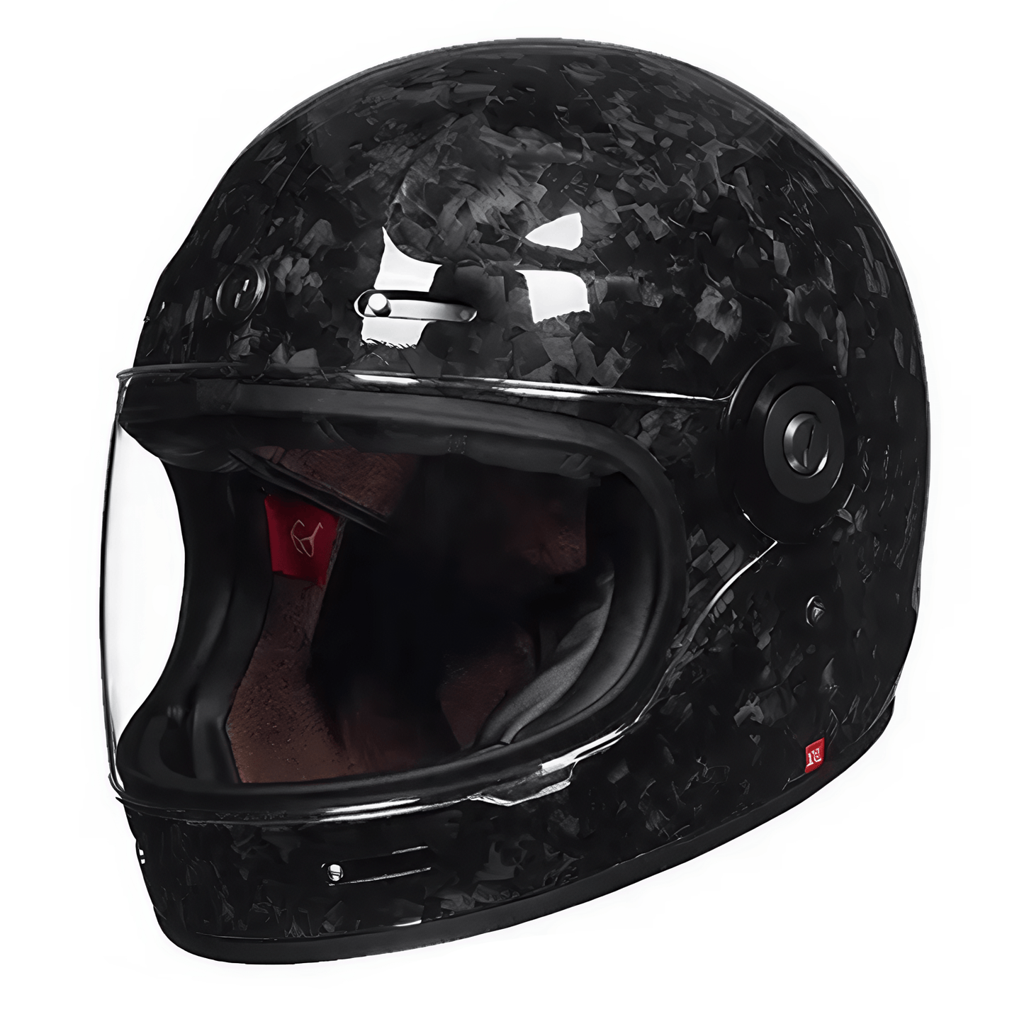 TORC Newport T1 Retro Motorcycle Helmet Carbon Series DOT/ECE - Savile Speed Co.