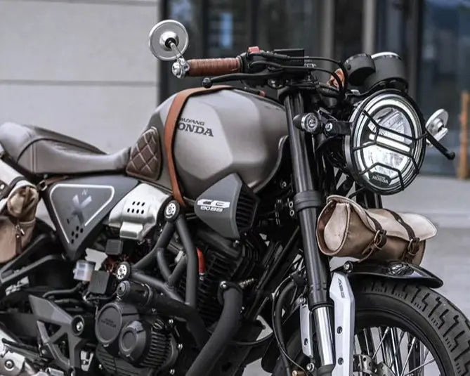 Triumph Honda Harley Davidson Royal Enfield bar end mirrors handlebar mirrors foldable adjustable Savile Speed Co.