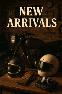 Discover new arrivals of retro motorcycle helmets, apparel, goggles, and accessories from Savile Speed Co.