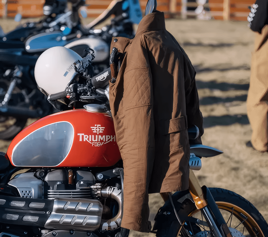 Protective and casual motorcycle apparel including jackets, gloves, T-shirts and riding gear from Savile Speed Co