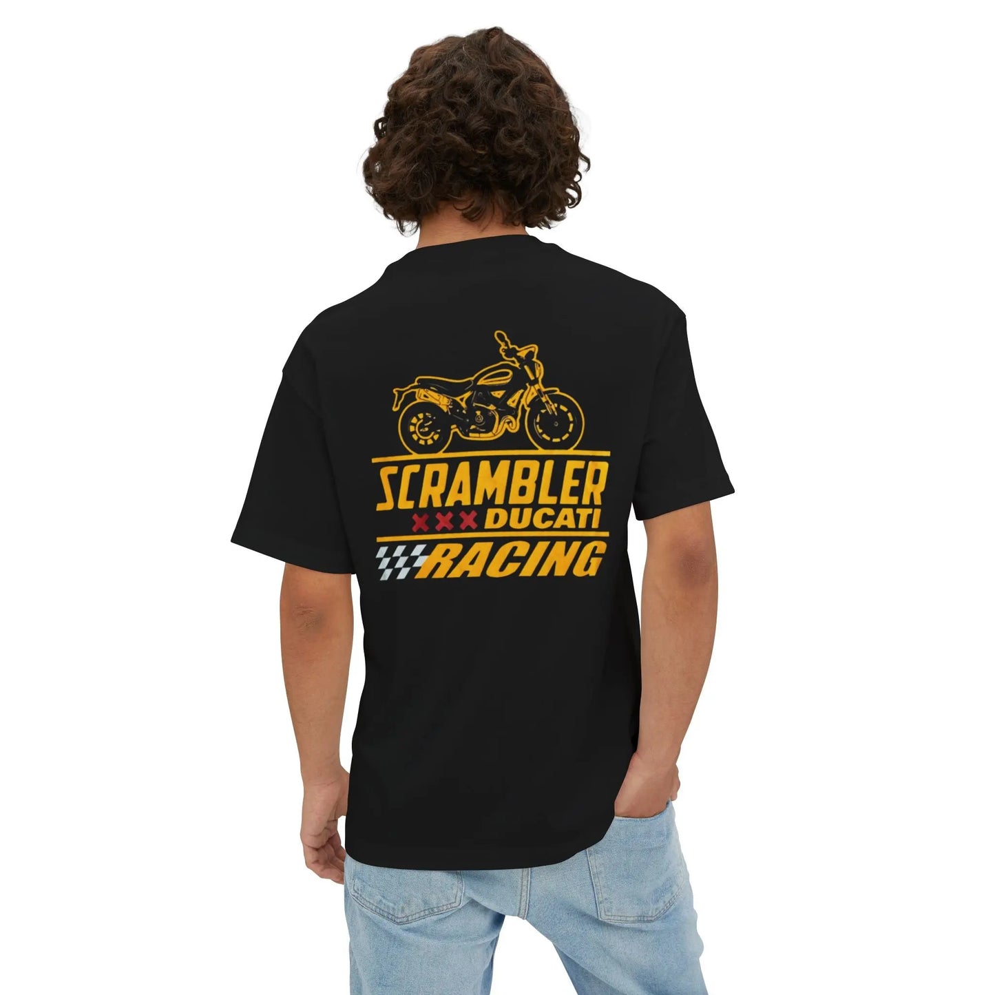 55 Shark Vintage Ducati Scrambler T-shirt Savile Speed Co.