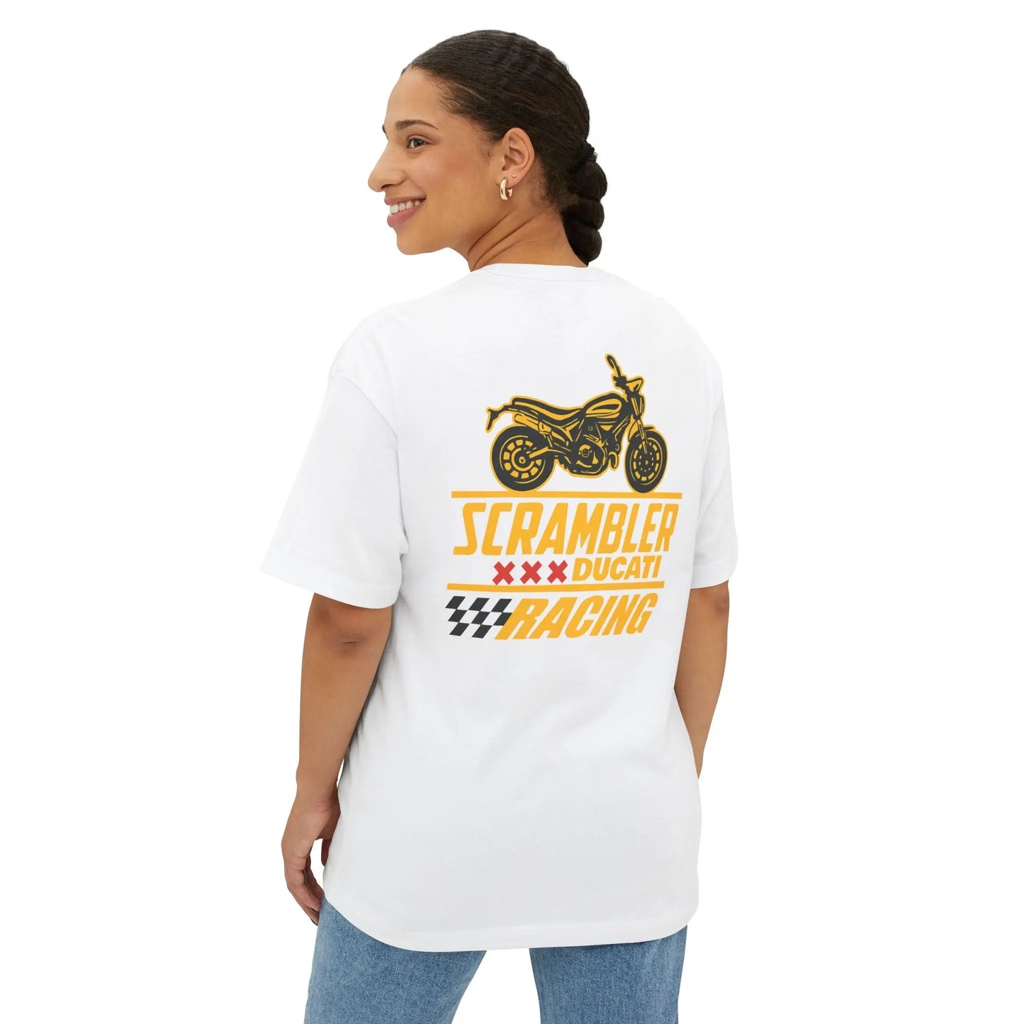 55 Shark Vintage Ducati Scrambler T-shirt Savile Speed Co.