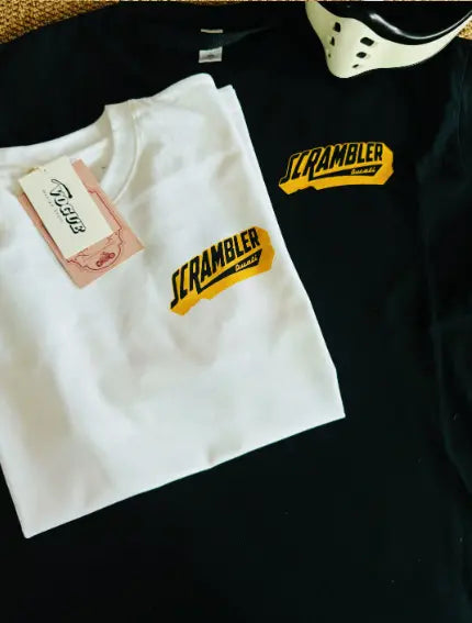 55 Shark Vintage Ducati Scrambler T-shirt Savile Speed Co.
