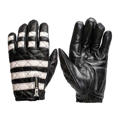 Fogy Garage Prisoner Retro Motorcycle Riding Gloves Lambskin
