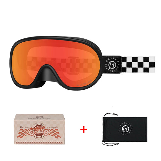 BOLLFO Retro Motorcycle Riding Goggles