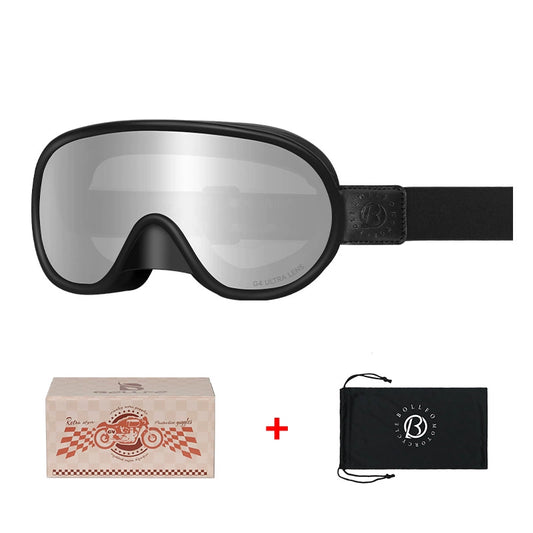 BOLLFO Retro Motorcycle Riding Goggles