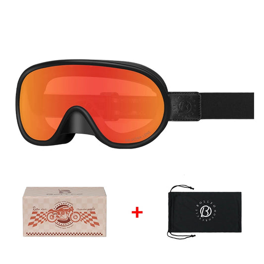 BOLLFO Retro Motorcycle Riding Goggles
