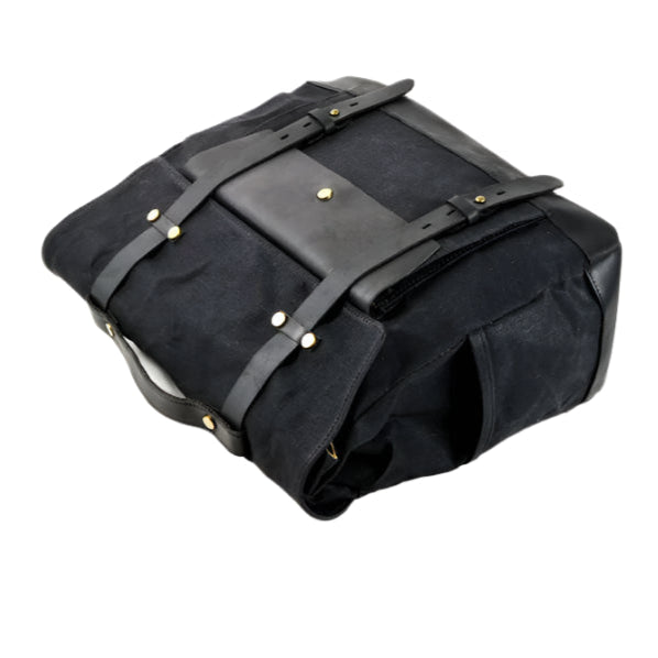 Savile Speed Retro Motorcycle Waxed Canvas Messenger's Bag Pannier