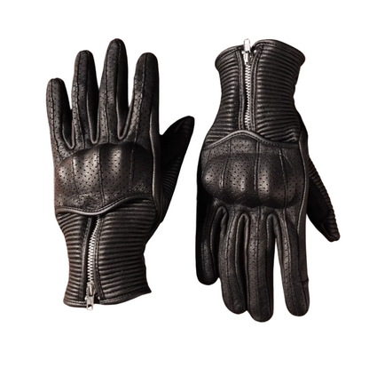 MR MOTOR Lamb Skin Retro Motorcycle Riding Gloves