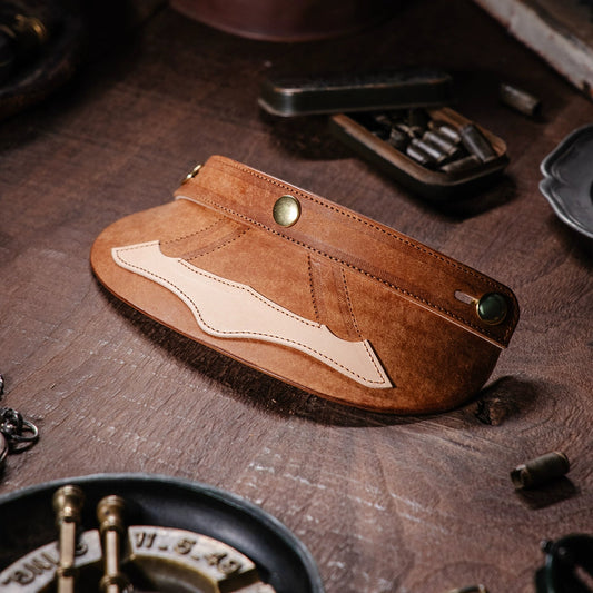 Bark&Bond Retro Motorcycle Helmet Brim 3-Snap Cafe Racer Helmet Visor - Savile Speed Co. - classic open face helmet