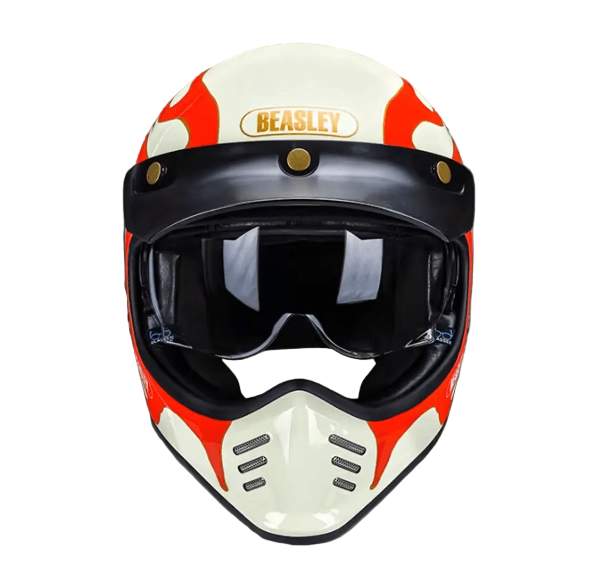 BEASLEY 502 Scrambler Retro Motorcycle Helmet DOT/ECE Certified - Savile Speed Co.
