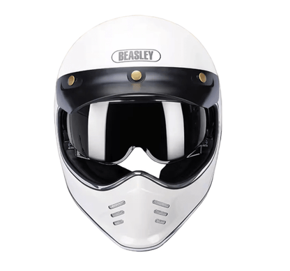 BEASLEY 502 Scrambler Retro Motorcycle Helmet DOT/ECE Certified - Savile Speed Co.
