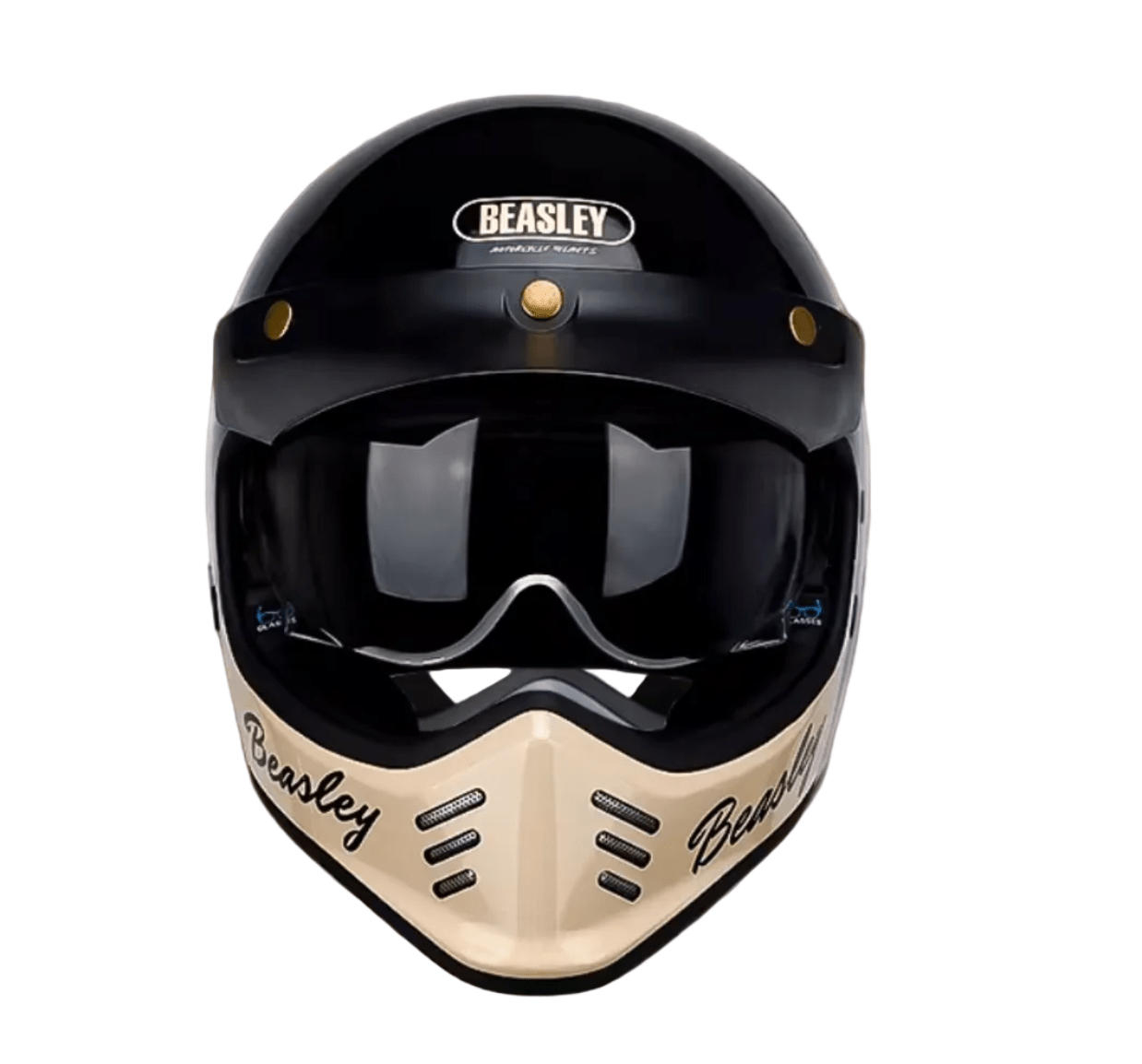 BEASLEY 502 Scrambler Retro Motorcycle Helmet DOT/ECE Certified - Savile Speed Co.