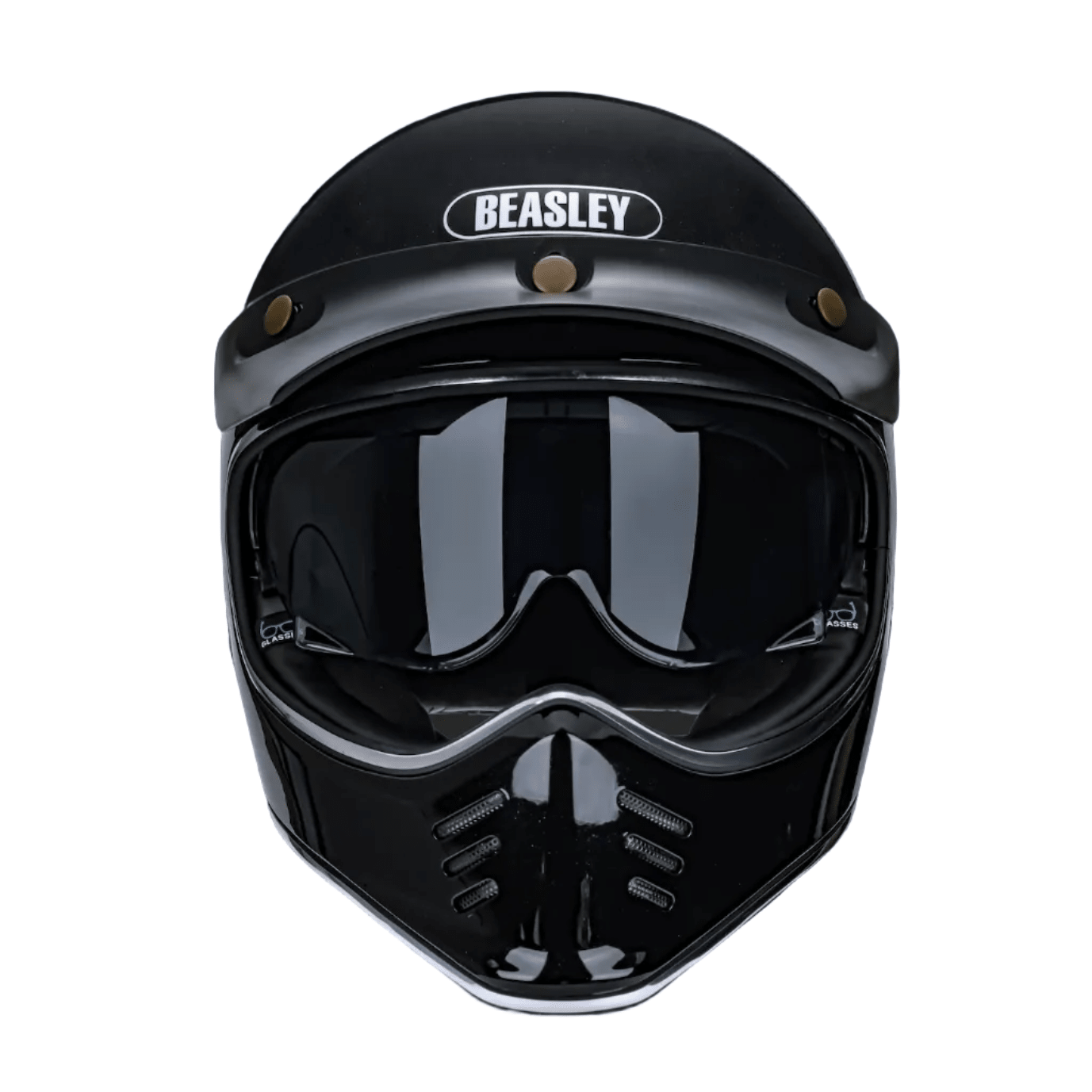 BEASLEY 502 open face helmet color variant – retro fiberglass shell – scrambler vintage motorcycle helmet – Savile Speed Co.