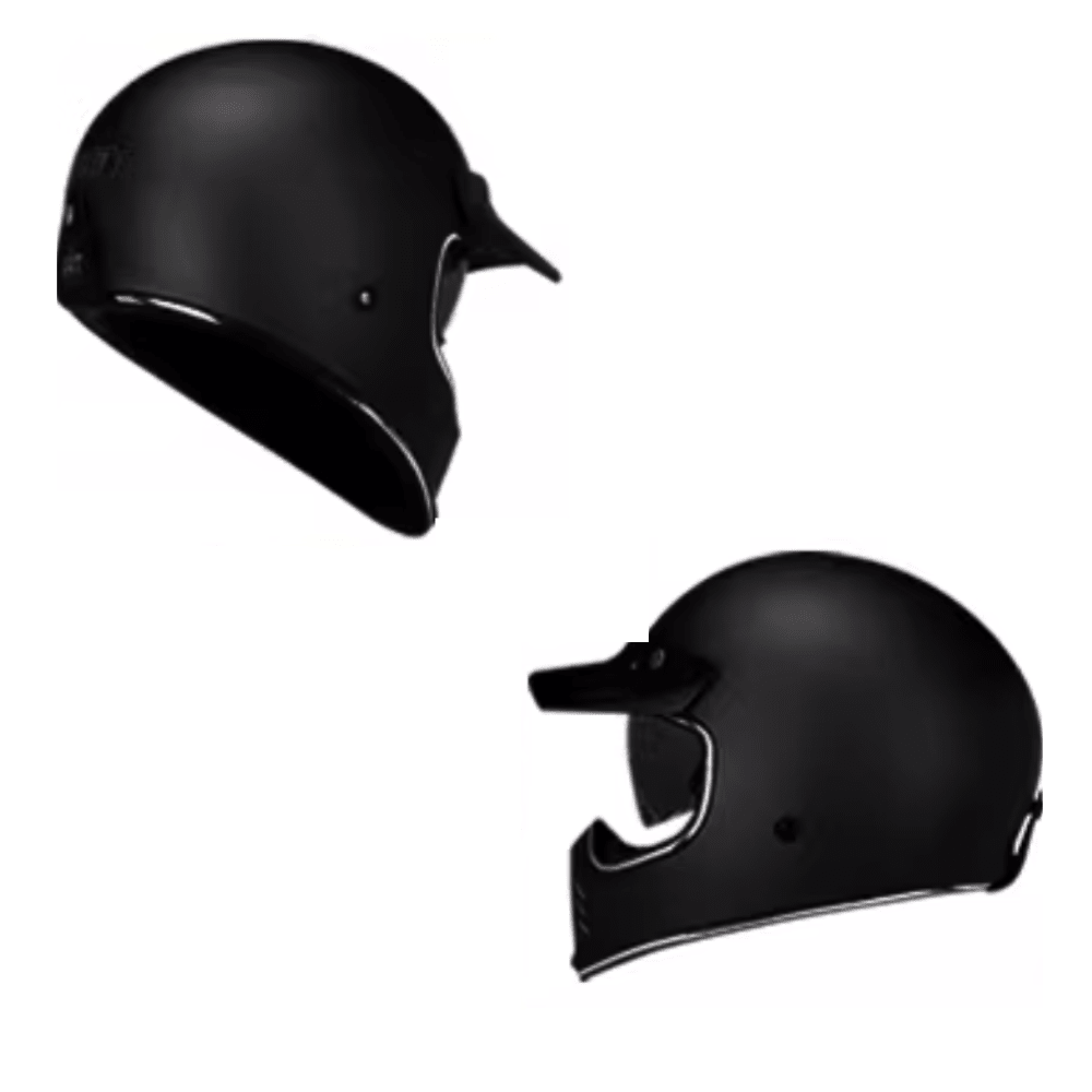 BEASLEY 502 Scrambler Retro Motorcycle Helmet DOT/ECE Certified - Savile Speed Co.