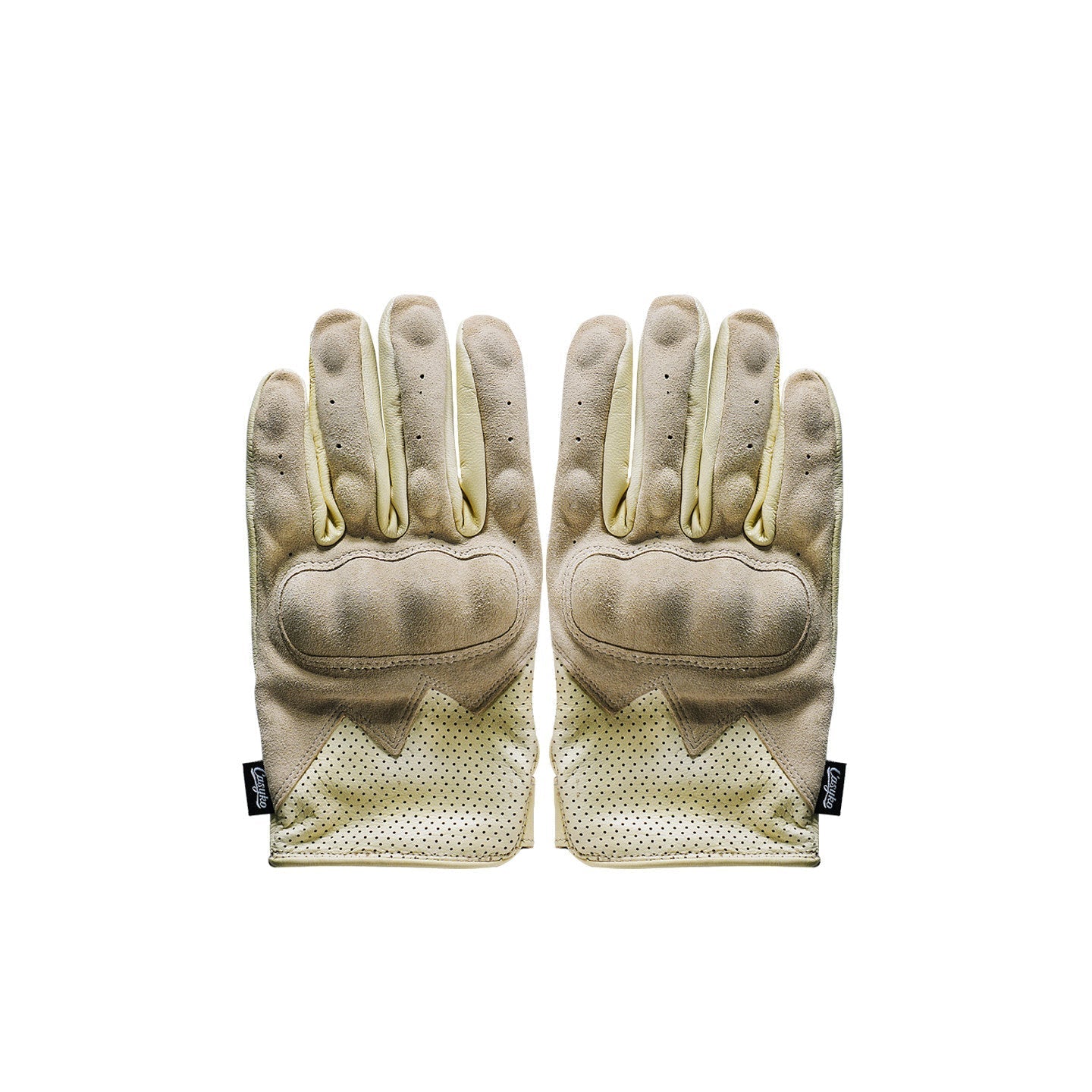 CASYKO lambskin & suede all - season retro motorcycle gloves - Savile Speed Co.
