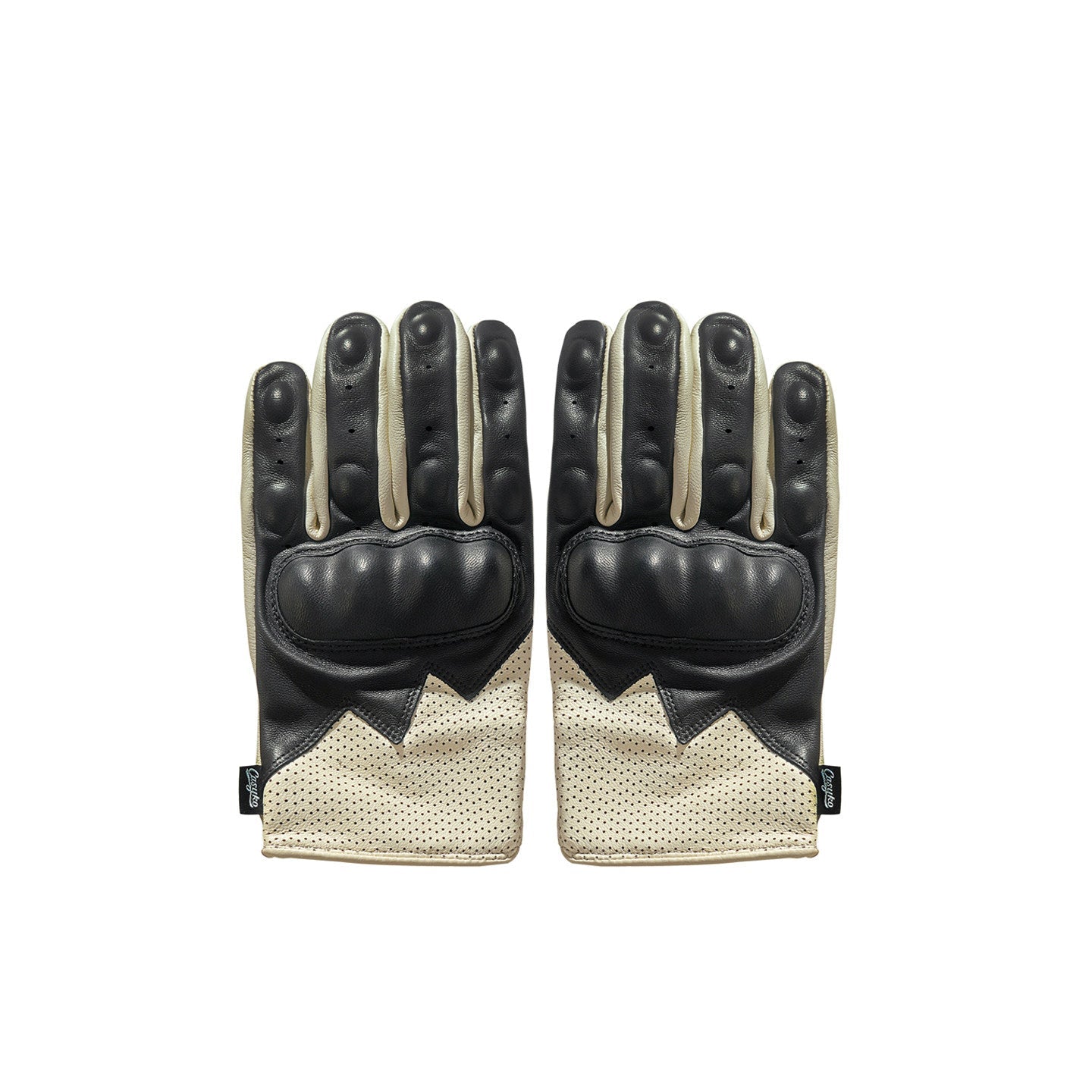 CASYKO lambskin & suede all - season retro motorcycle gloves - Savile Speed Co.