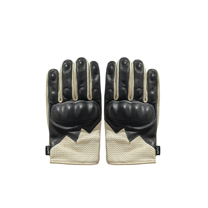 CASYKO lambskin & suede all - season retro motorcycle gloves - Savile Speed Co.