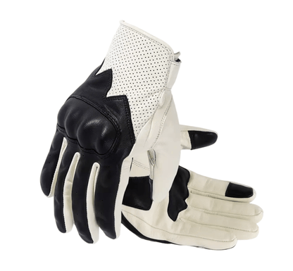 CASYKO lambskin & suede all - season retro motorcycle gloves - Savile Speed Co.