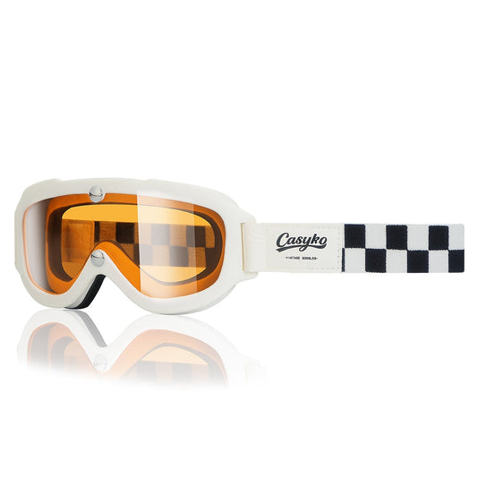 CASYKO Retro Motorcycle Goggles With Replaceable Lenses - Savile Speed Co.