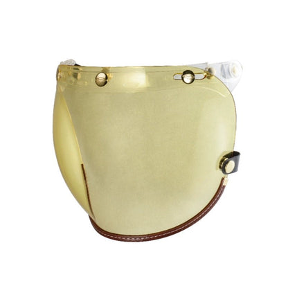 Feture Bubble Shield 3-Snap Flip-Up Motorcycle Visor - Savile Speed Co.
