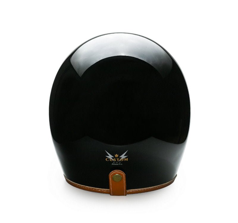 Feture STEVEN CUSTOM Retro Motorcycle Helmet DOT - Savile Speed Co.