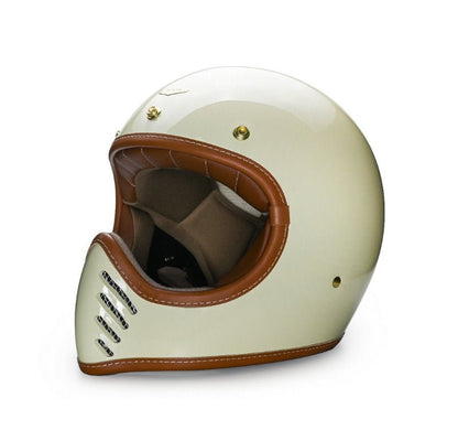 Feture STEVEN CUSTOM Retro Motorcycle Helmet DOT - Savile Speed Co.
