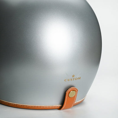 Feture STEVEN CUSTOM Retro Motorcycle Helmet DOT - Savile Speed Co.