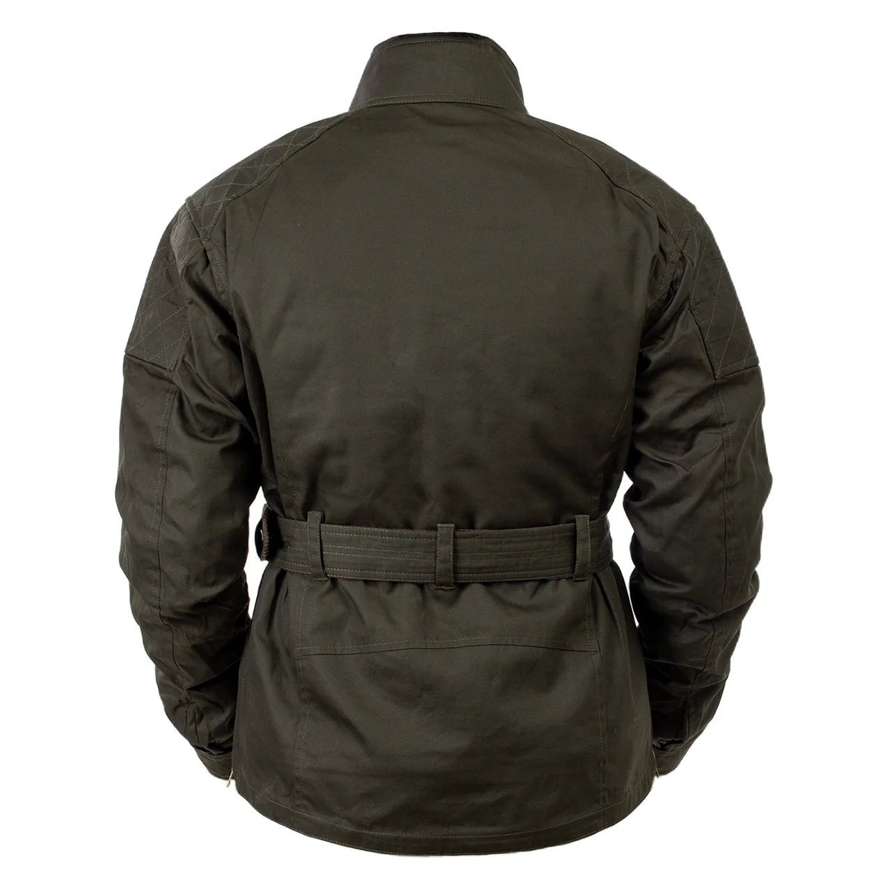 Fogy Classic Waxed Cotton Motorcycle Jacket Retro Café Racer Riding Gear - Savile Speed Co.
