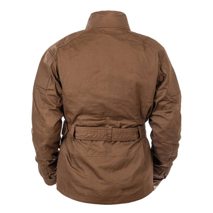Fogy Classic Waxed Cotton Motorcycle Jacket Retro Café Racer Riding Gear - Savile Speed Co.