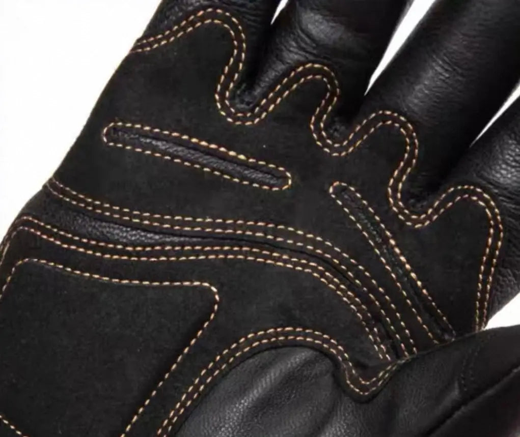Fogy Garage Fidlock Retro Leather Motorcycle Gloves Savile Speed Co.